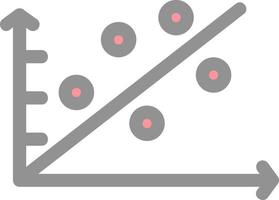 conception d'icône de vecteur de nuage de points