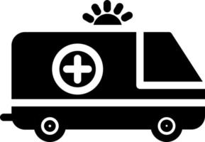 conception d'icône de vecteur d'ambulance