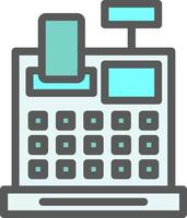conception d'icône de vecteur de caisse enregistreuse