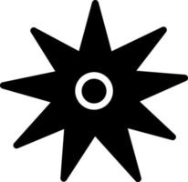 conception d'icône de vecteur bahai