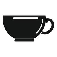 vecteur simple d'icône de tasse à expresso chaud. café au restaurant