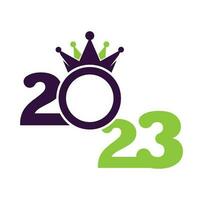 Création de logo de bonne année 2023. modèle de conception de numéro 2023. collection de symboles de bonne année 2023 vecteur