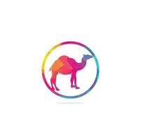 chameau logo modèle vecteur icône illustration design