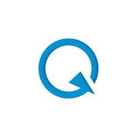 vecteur de modèle de logo de lettre q