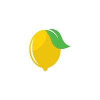 ensemble d'illustration d'icône de modèle de vecteur de logo de fruit de citron