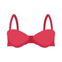 soutien-gorge sans bretelles icône vecteur isolé plat