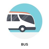 concepts de bus à la mode vecteur