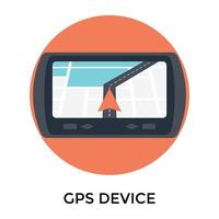 appareil gps à la mode vecteur