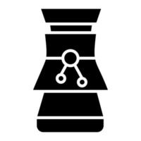 icône de glyphe chemex vecteur