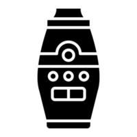 icône de glyphe de diffuseur d'air vecteur