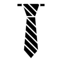 icône de glyphe de cravate vecteur