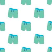 Short de sport vert vecteur transparente motif