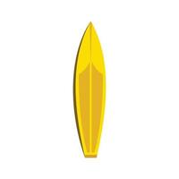 icône de planche de surf, style plat vecteur