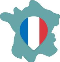 conception d'icône créative france vecteur