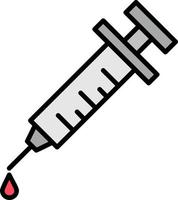 conception d'icône créative de seringue vecteur