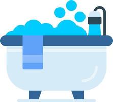 conception d'icône créative de baignoire vecteur