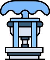 conception d'icône créative fontaine vecteur