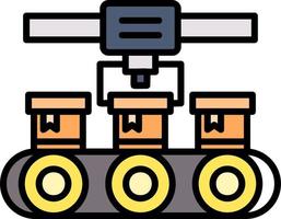 conception d'icône créative de bande transporteuse vecteur