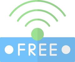 conception d'icônes créatives wifi gratuit vecteur