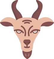 conception d'icône créative de chèvre vecteur