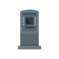 icône de transfert d'argent atm vecteur isolé plat