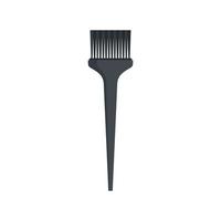 salon brosse cheveux teinture icône plat isolé vecteur