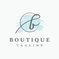 modèle de logo de mode féminine avec cintre, vêtements de luxe.logo pour entreprise, boutique, boutique de mode, modèle, shopping et beauté. vecteur