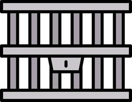 conception d'icône créative de prison vecteur