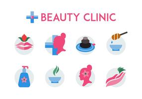 Icône de clinique de beauté gratuite vecteur