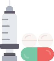 conception d'icônes créatives de médicaments vecteur