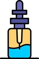 conception d'icônes créatives de sérum vecteur