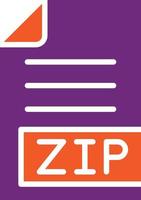 illustration de conception icône vecteur zip
