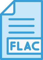 illustration de conception icône vecteur flac