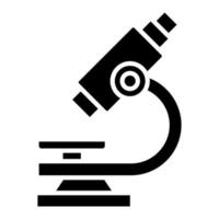 icône de glyphe de microscope vecteur
