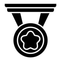 icône de glyphe de récompenses vecteur