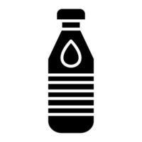 icône de glyphe de bouteille vecteur