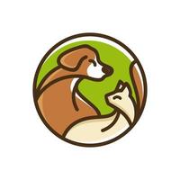 conceptions de logos d'animaux et d'animaux de compagnie vecteur