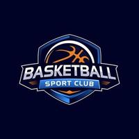 conception de vecteur de logo de basket-ball