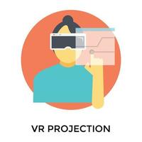 projection vr tendance vecteur