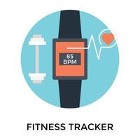 tracker de fitness à la mode vecteur