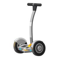 icône de scooter électrique, style cartoon vecteur