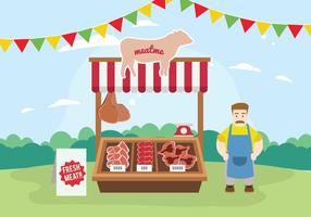 Free Charcuterie Stand Illustration vecteur