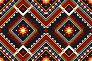 fond de motif de fleur de tissu. motif géométrique ethnique oriental sans couture traditionnel.