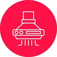 conception d'icône créative de hotte vecteur