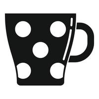 vecteur simple d'icône de tasse. tasse à café