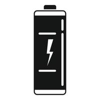 vecteur simple d'icône de batterie électrique. énergie du téléphone