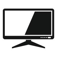 vecteur simple d'icône de moniteur de site Web. écran d'ordinateur