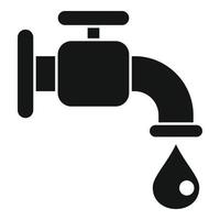 vecteur simple d'icône de robinet d'essence. catastrophe mondiale