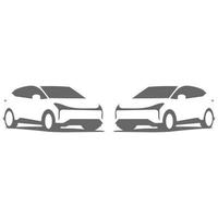 logo voiture vecteur silhouette gerage un service élégant automobile