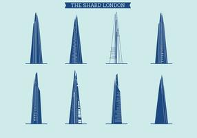 Le jeu de vecteur Shard of London